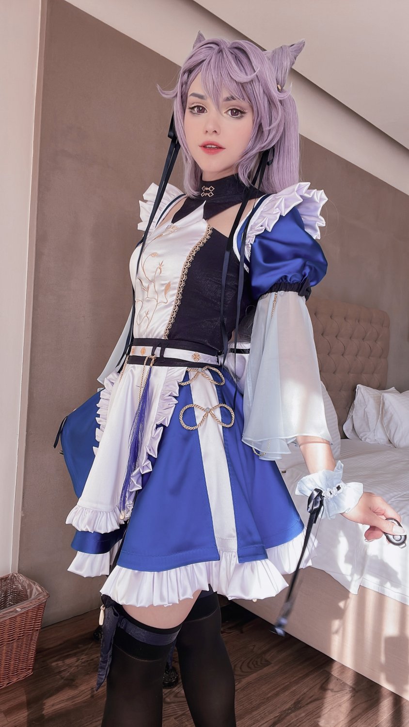 shirogane Keqing maid #0GwtxWYp
