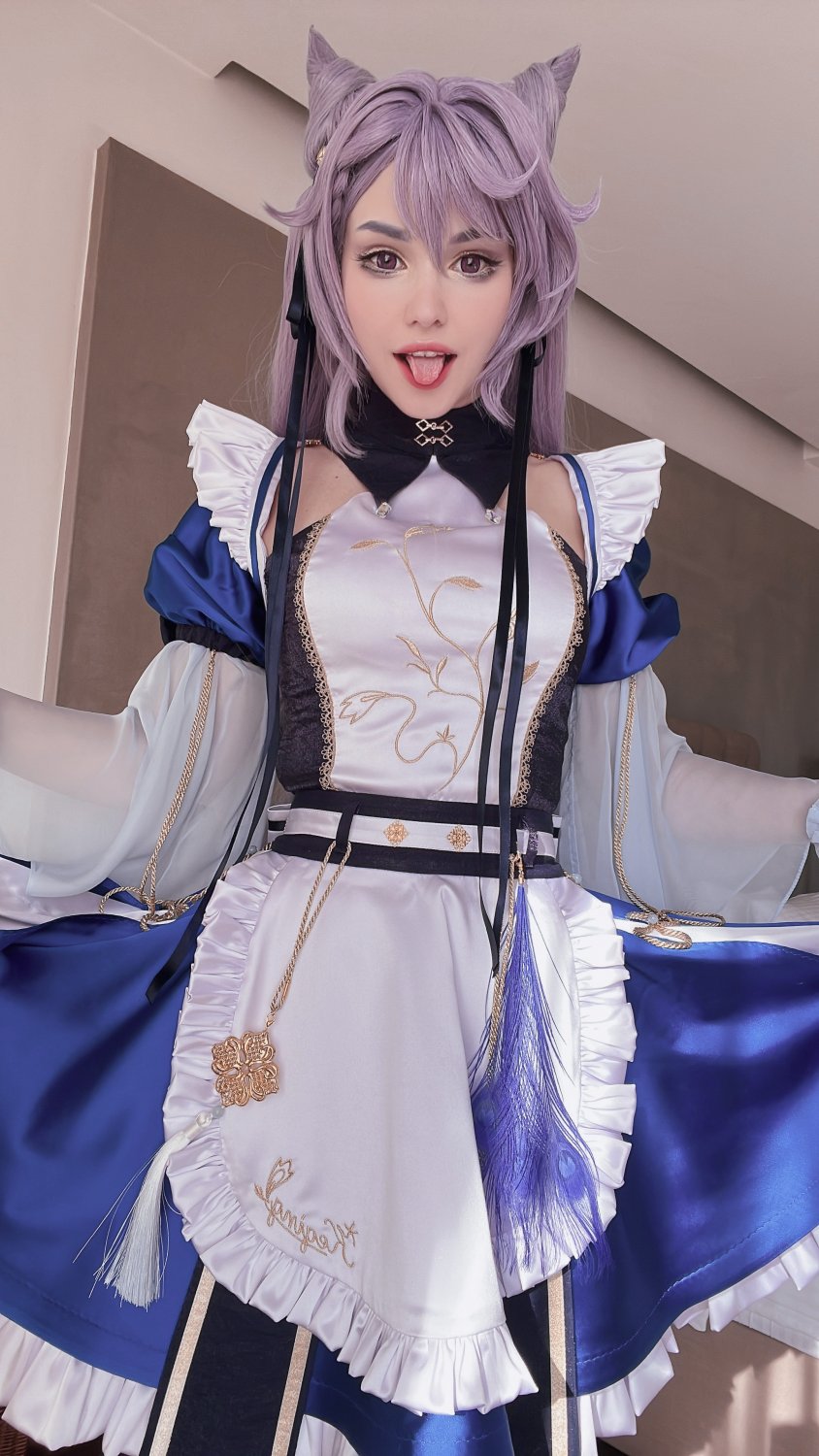 shirogane Keqing maid #1QvrwyYt