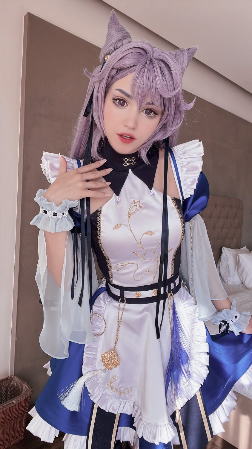 shirogane Keqing maid #35VqR3lz