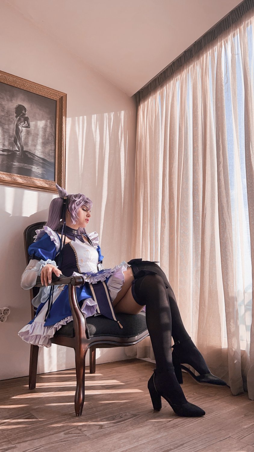 shirogane Keqing maid #6kKshoNq