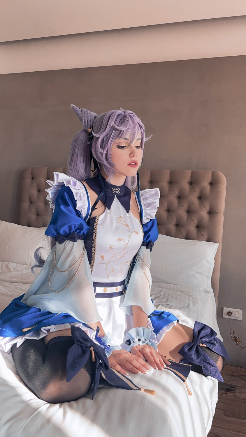 shirogane Keqing maid #7N53h9SY