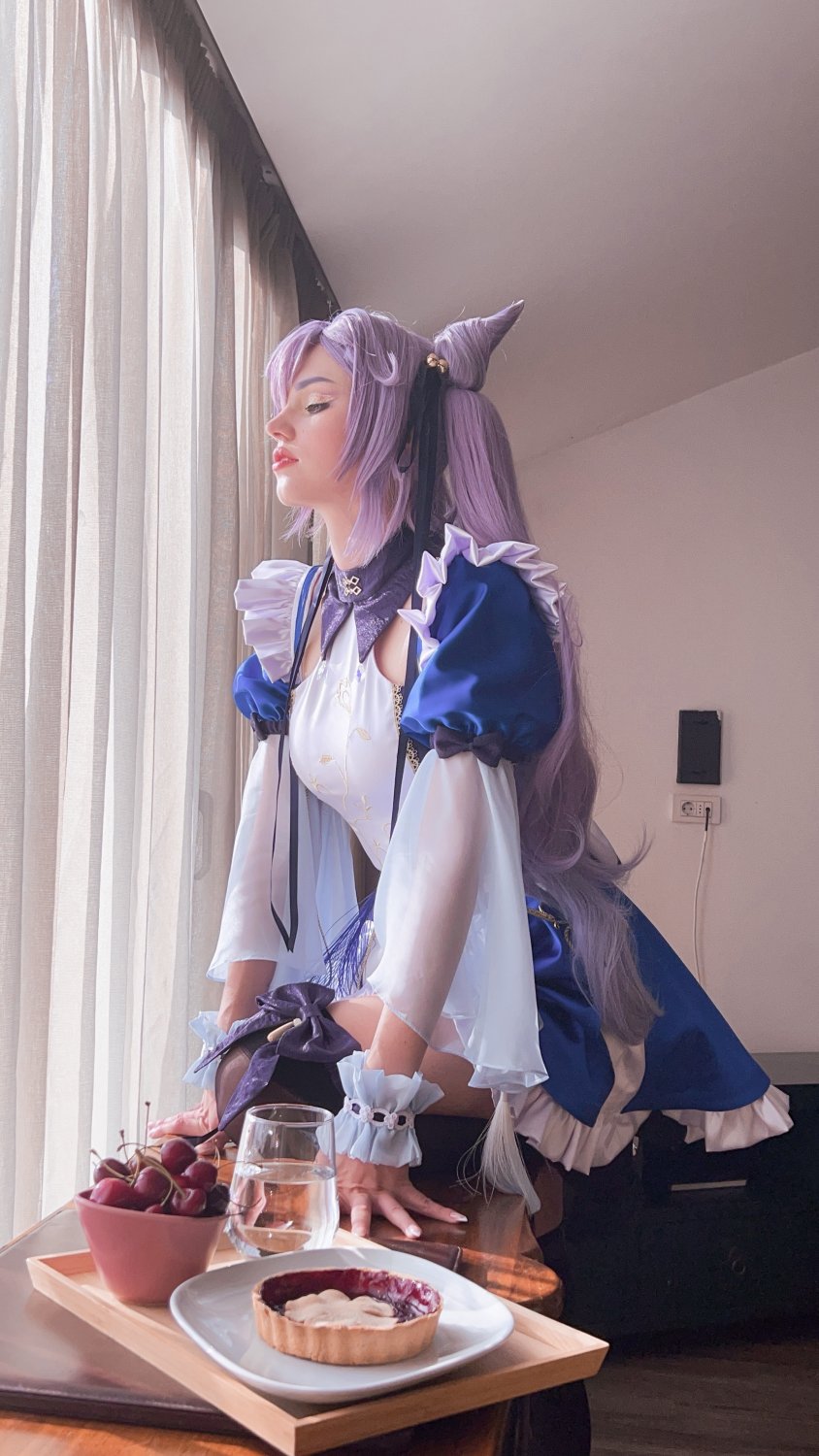 shirogane Keqing maid #hjzIHRoZ