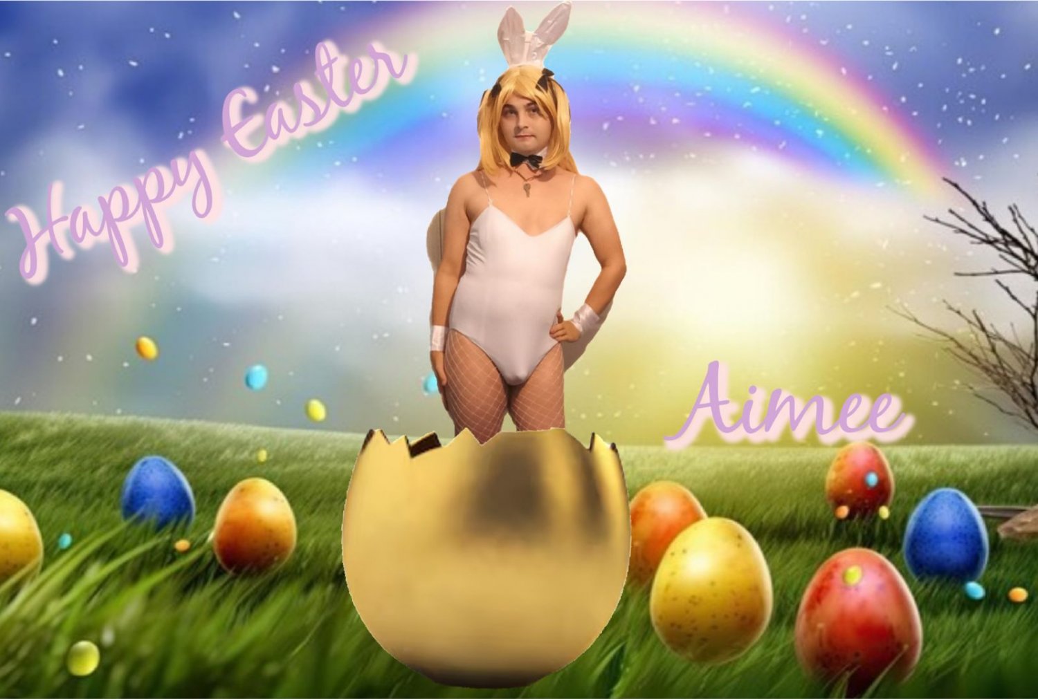 Sissy Easter Bunny Aimee wants to make you cum - kik: sissygurl4567 -  (4. Gallery) #HcobOSJ4